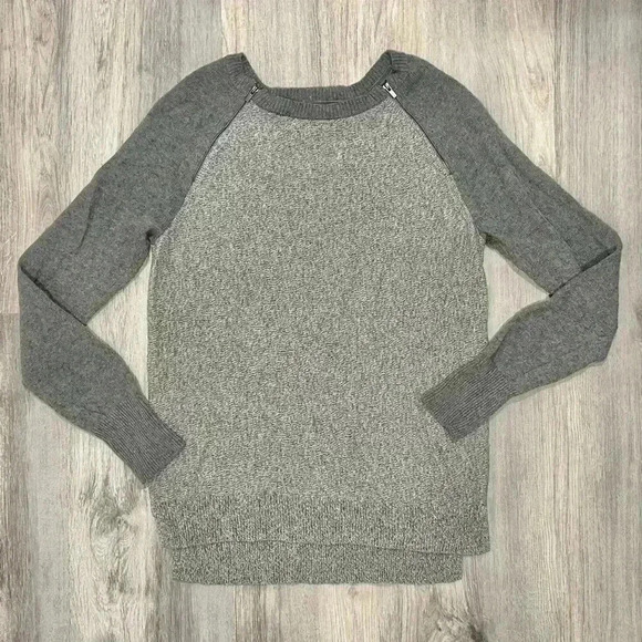 Banana Republic Italian Yarn Merino Wool Cashmere Pullover Sweater Crew Size M - Picture 1 of 8